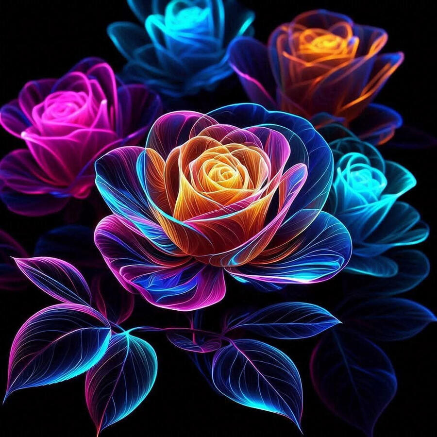 Glowing Flower Glowing Flower